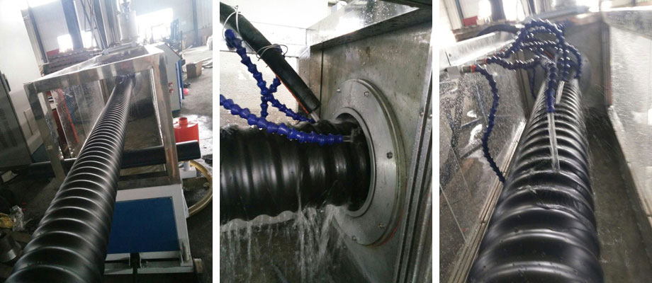 超豐塑機出品的碳素螺旋管生產設備 超豐塑機出品的碳素螺旋管生產設備