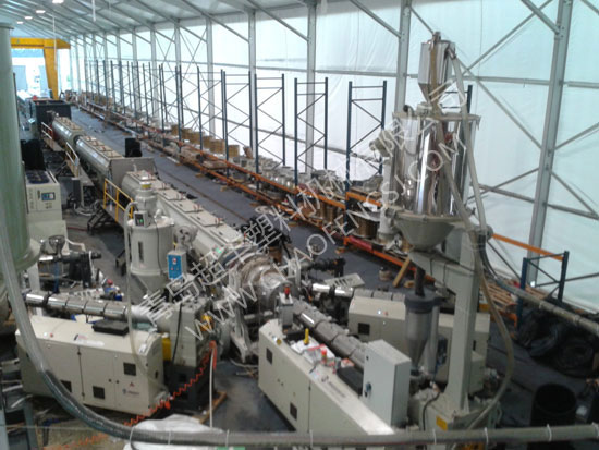 HDPE(聚乙烯)大口徑給水燃氣管擠出生產線【簡介】【特點】【參數】 HDPE(聚乙烯)大口徑給水燃氣管擠出生產線【簡介】【特點】【參數】